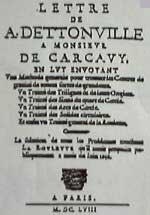 Non dupes errent 11 h : Cyclodes de Pascal,  Lettre de A.Dettonville, une mthode gnrale pour trouver les centres de gravit de toutes sortes de grandeurs.