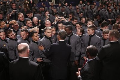 Obama fait un discoufrs &agrave; West Point