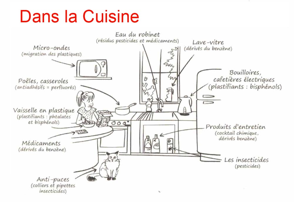 dans
        la cuisine
